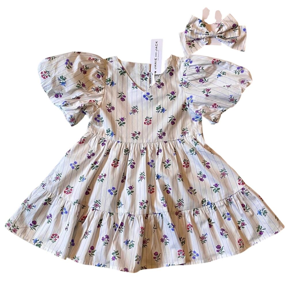 Janie and Jack dress and bow